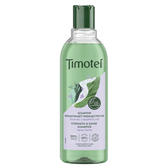 Alpine Herbs szampon do włosów wzmacniający i nadający połysk 400 ml