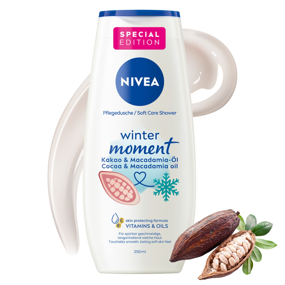 Winter Moment Cocoa & Macadamia oil żel pod prysznic z olejkiem makadamia 250 ml