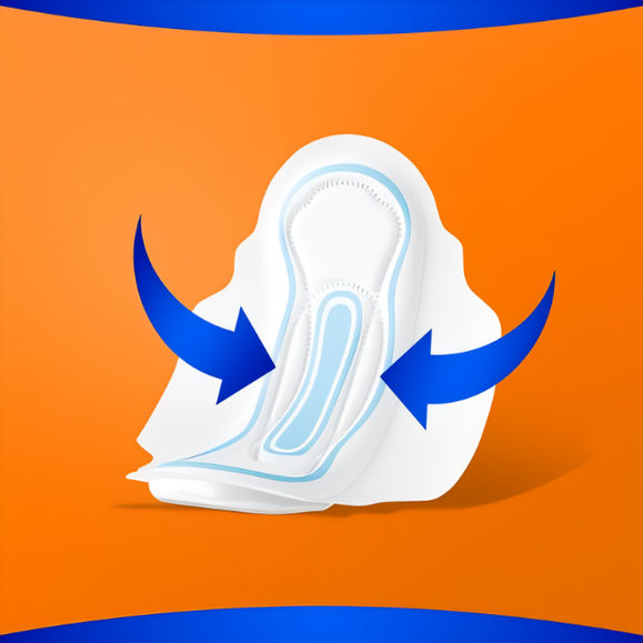 Classic Normal podpaski ze skrzydełkami 10 szt