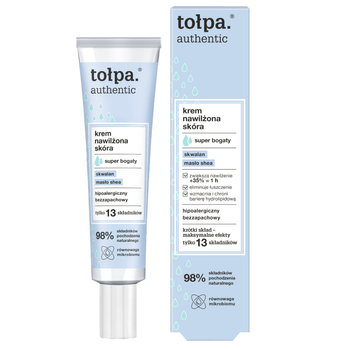 Authentic nawilżający krem do skóry twarzy bezzapachowy 40 ml