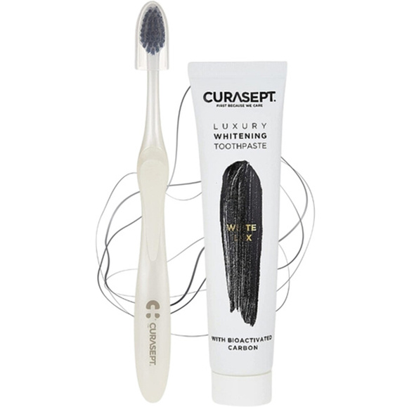 Luxury System White Lux zestaw pasty 75 ml i szczoteczki do zębów