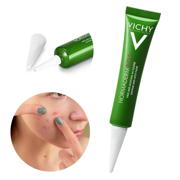 Vichy Normaderm SOS Anti-Pickel Sulfur Paste krem punktowy na noc 20 ml