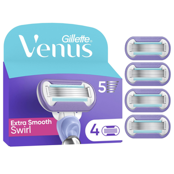 Venus Extra Smooth Swirl wkłady do maszynki 4 sztuki