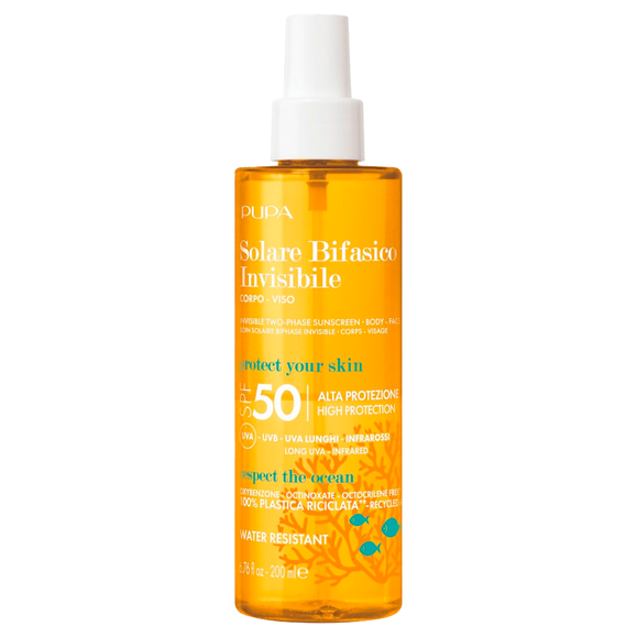 Solare Bifisico Invisible SPF50 dwufazowy spray ochronny do ciała 200 ml