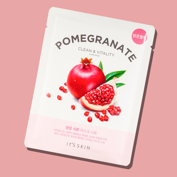 Clean & Vitality Mask Sheet Pomegranate maseczka w płachcie 20 g