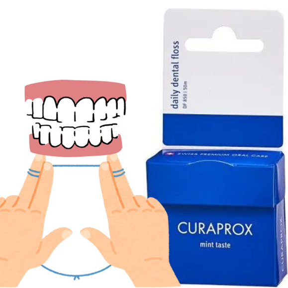 DF 850 woskowana nić dentystyczna