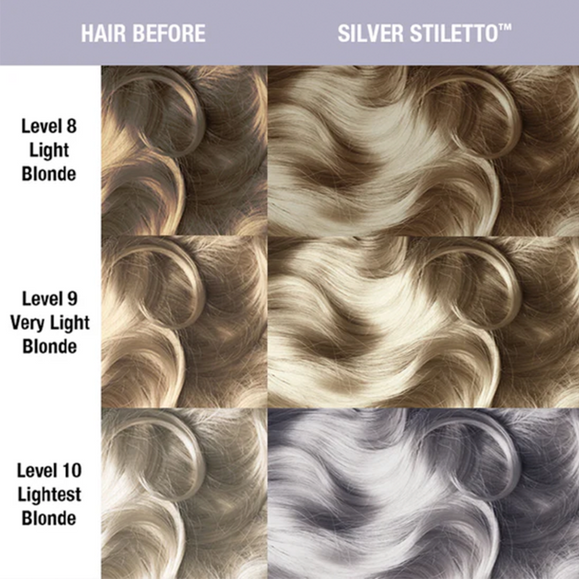 Classic High Voltage Silver Stiletto półtrwała farba do włosów 118 ml