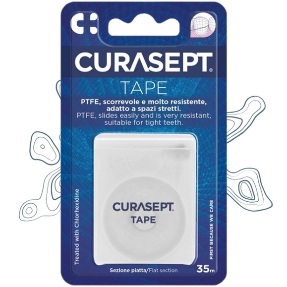 PTFE płaska nić dentystyczna 35 m