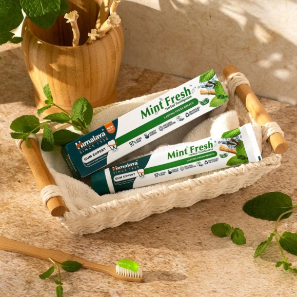 Herbal Mint Fresh ziołowa pasta do zębów w żelu 75 ml