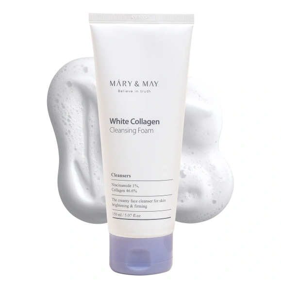 White Collagen oczyszczająca pianka do twarzy 150 ml