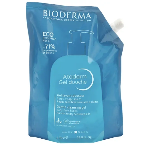 Atoderm Ultra Gentle Eco Refill żel pod prysznic 1000 ml