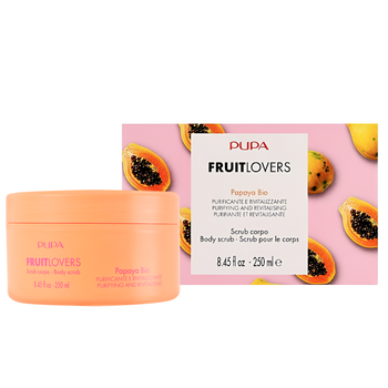 FruitLovers Papaya Bio Body Scrub tropikalny peeling do ciała 250 ml