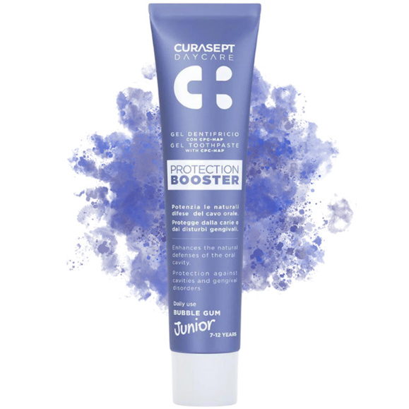 Daycare Booster pasta do zębów dla dzieci 7-12 lat guma balonowa 50 ml