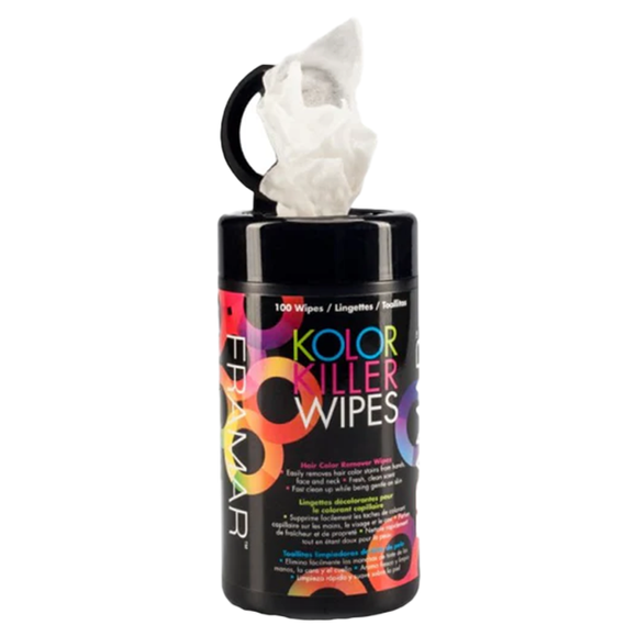 Kolor Killer Wipes profesjonalne chusteczki do usuwania farby ze skóry 100 szt.