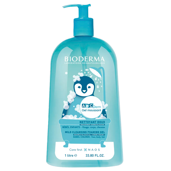 ABCDerm Gel Moussant łagodny żel pod prysznic 1000 ml