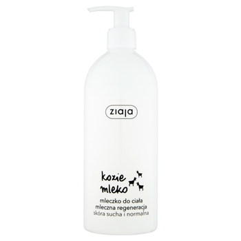 Mleczko do ciała regenerujące z pompką kozie mleko 400 ml