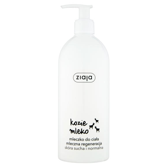 Mleczko do ciała regenerujące z pompką kozie mleko 400 ml