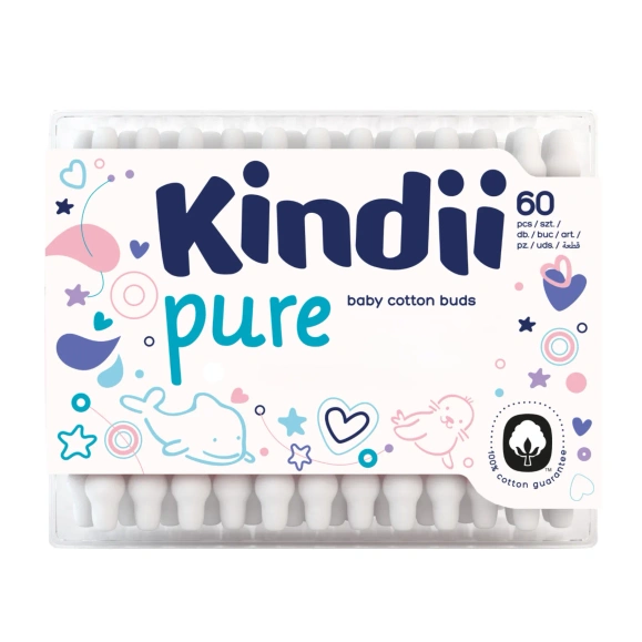 Pure Cotton Buds patyczki higieniczne dla dzieci 60 szt