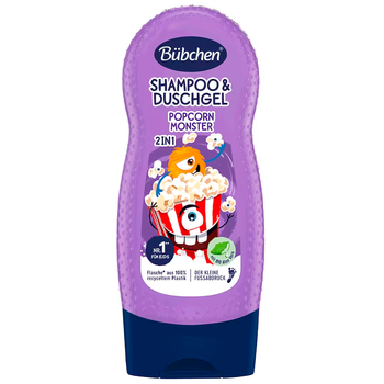Popcorn Monster 2 w 1 delikatny szampon i żel pod prysznic 230 ml