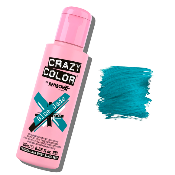 Blue Jade 67 półtrwały krem koloryzujący do włosów 100 ml