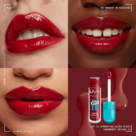 Lip IV Hydrating Gloss Serum 13 Cranberry Splash błyszczyk do ust 5 ml