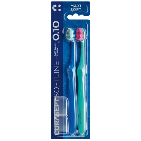 Maxi Soft 010 dwupak ultramiękkich szczoteczek do zębów