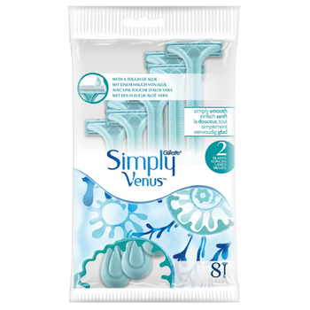 Simply Venus 2 jednorazowe maszynki do golenia 8 szt.
