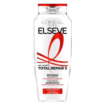 Elseve Total Repair 5 regenerujący szampon do włosów zniszczonych 400 ml