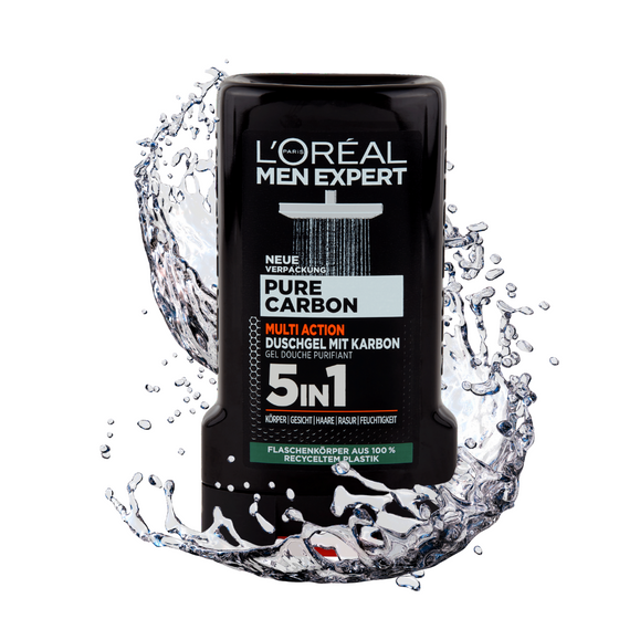 Pure Carbon 5w1 wielozadaniowy żel pod prysznic dla mężczyzn 250 ml