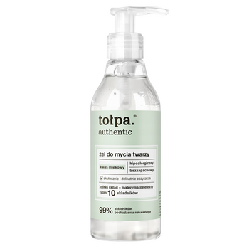 Authentic żel do mycia twarzy z kwasem mlekowym 195 ml