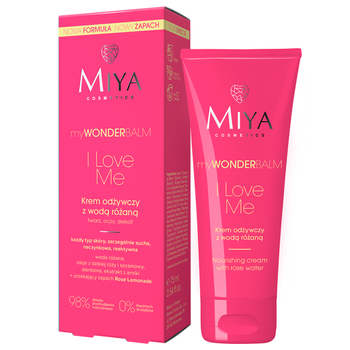 MyWonderBalm I Love Me krem odżywczy z wodą różaną 75 ml