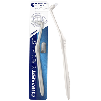 Mono Tuft Short jednopęczkowa szczoteczka do zębów ortodontyczna