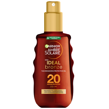 Ambre Solaire Ideal Bronze SPF20 olejek ochronny do ciała 150 ml