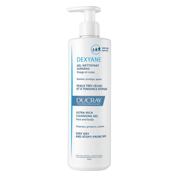 Dexyane delikatny żel oczyszczający do codziennego mycia twarzy i ciała 400 ml