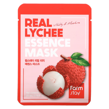 Real Lychee Essence Mask nawilżająca maseczka w płachcie 23 ml