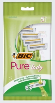 5x Maszynki do golenia jednorazowe Bic Pure Lady 3