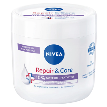 Repair & Care nawilżający krem do ciała bez zapachu 400 ml