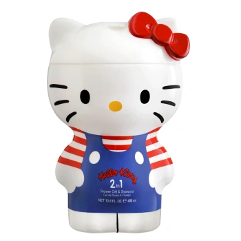 Hello Kitty 2w1 żel pod prysznic i szampon dla dzieci 3D 400 ml