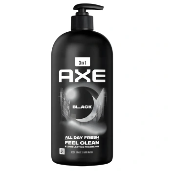 Black Feel Clean żel pod prysznic do twarzy, ciała i włosów 900 ml