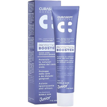 Daycare Booster pasta do zębów dla dzieci 7-12 lat guma balonowa 50 ml