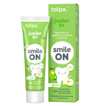 Junior 6+ pasta do zębów mlecznych i stałych jabłkowa 75 ml