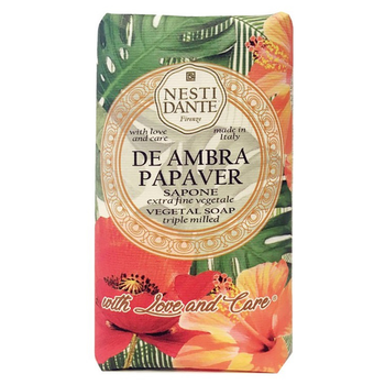 De Ambra Papaver naturalne mydło toaletowe w kostce 250 g