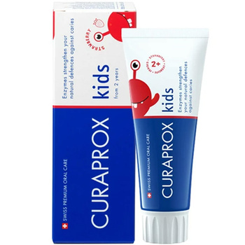 Kids 2+ Strawberry pasta do zębów dla dzieci 60 ml