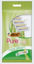 5x Maszynki do golenia jednorazowe Bic Pure Lady 3