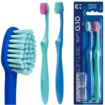 Maxi Soft 010 dwupak ultramiękkich szczoteczek do zębów