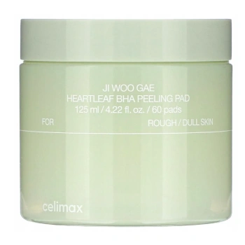 Ji Woo Gae Heartleaf BHA Peeling Pad płatki peelingujące 60 szt.